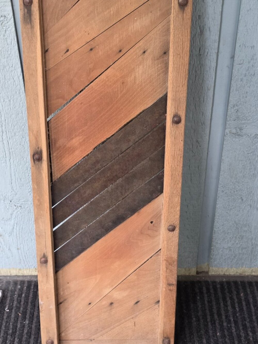 Vintage Wooden Sauerkraut Kraut Cutter Cabbage Shredder